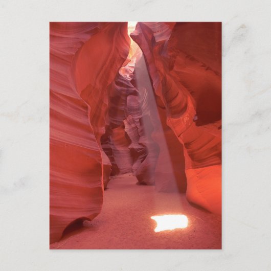 アンテロープ・コークスクリューのキャニオン、アリゾナ州 ポストカード (正面)
