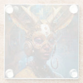 アンテロープ・ヘアドスSFサイバパンク ガラスコースター (裏面)