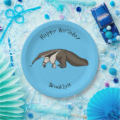 アンテータハッピートゥーンイラストレーション ペーパープレート (パーティー)