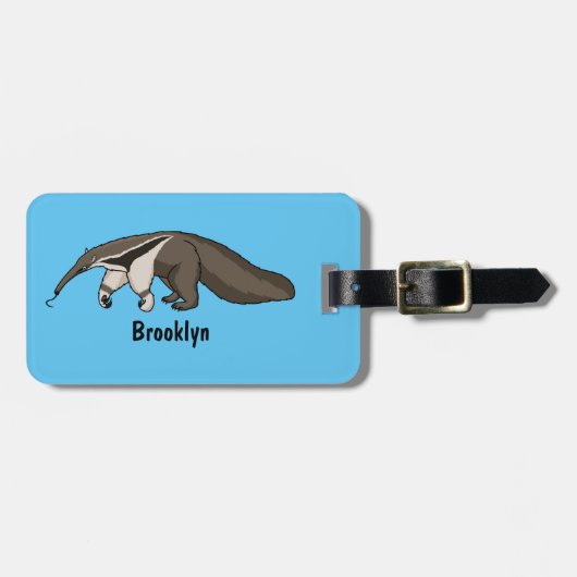 アンテータハッピートゥーンイラストレーション ラゲッジタグ (正面横)