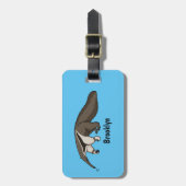 アンテータハッピートゥーンイラストレーション ラゲッジタグ (正面縦)