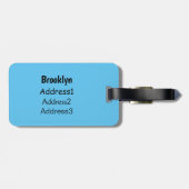 アンテータハッピートゥーンイラストレーション ラゲッジタグ (裏面横)