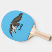 アンテータハッピートゥーンイラストレーション 卓球ラケット (横)