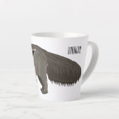 アンテータートゥアのイラストレーション カフェラテマグ (右アングル)