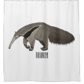 アンテータートゥアのイラストレーション シャワーカーテン (正面)