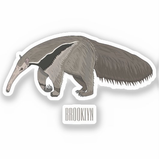 アンテータートゥアのイラストレーション シール (正面)