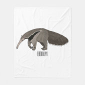 アンテータートゥアのイラストレーション フリースブランケット (正面)