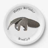 アンテータートゥアのイラストレーション ペーパープレート (正面)