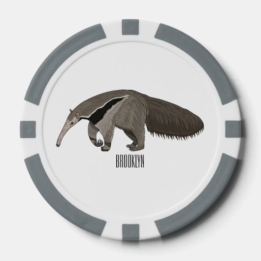 アンテータートゥアのイラストレーション ポーカーチップ (正面)