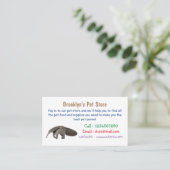 アンテータートゥアのイラストレーション 名刺 (スタンド正面)