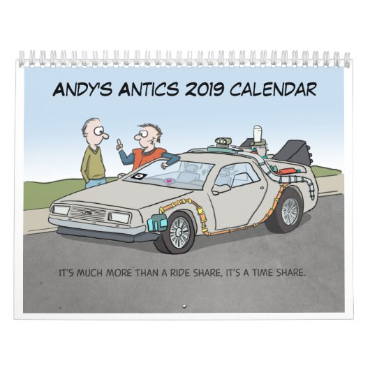 アンディーのおどけ2019のカレンダー カレンダー (カバー)