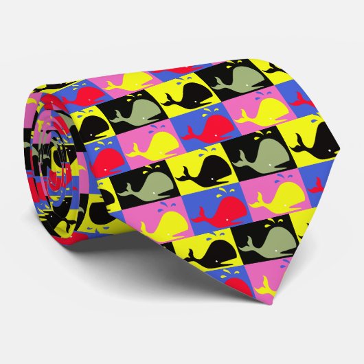 アンディーのクジラHole™ (4)の_festive-splashyパーティー ネクタイ (ロール)