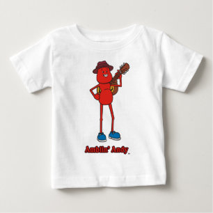 アンディーの幼児サイズの長袖のTシャツ ベビーTシャツ