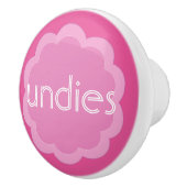 アンディーズ服団体や組織ピンクの花ノブ セラミックノブ (右)