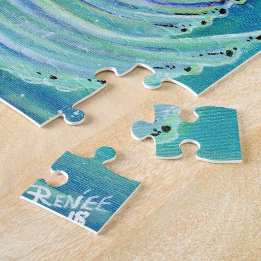 アンディーナ・マーメイドとアンジェルフィッシュパズルby Renee ジグソーパズル (側面)