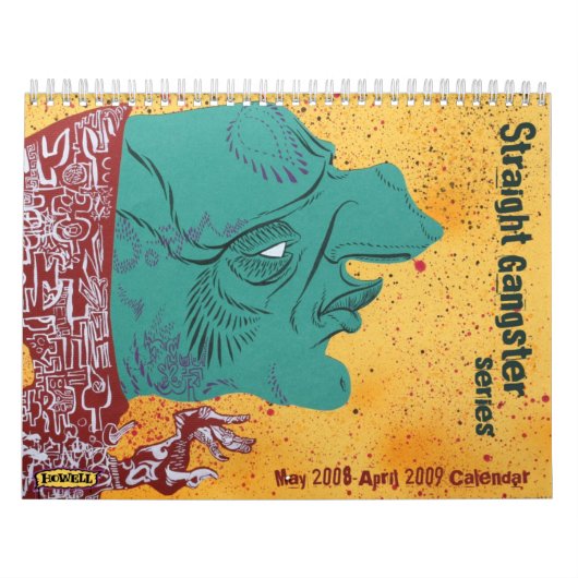 アンディーHowellのカレンダーのまっすぐなギャング カレンダー (カバー)