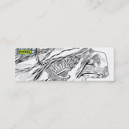 アンディーHowellのプロフィールカード スキニー名刺 (正面)