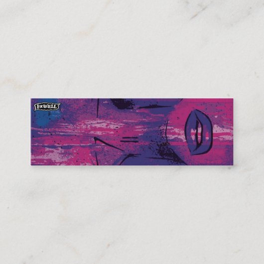 アンディーHowellのプロフィールカード スキニー名刺 (正面)