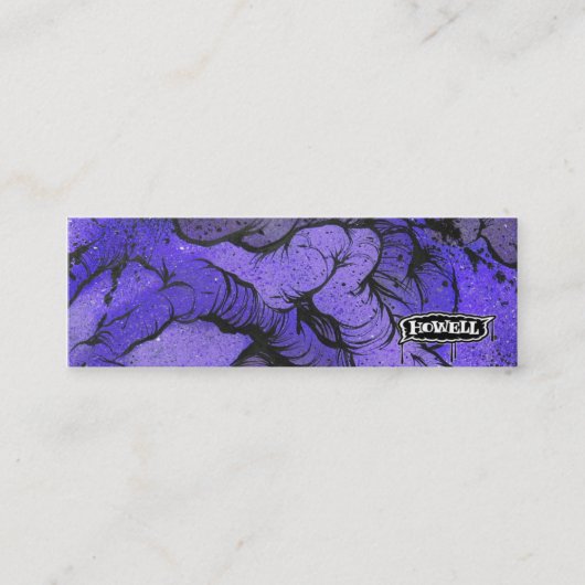 アンディーHowellのプロフィールカード スキニー名刺 (正面)