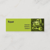 アンディーHowellのプロフィールカード スキニー名刺 (裏面)