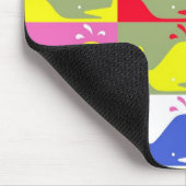 アンディーWhale-Hole™_verticalのマウスパッド マウスパッド (コーナー)