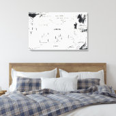 アンディ・ウォーホル – 東ソ連ミサイル基地の地図 キャンバスプリント (インサイチュ (寝室))