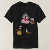 アンディ・カップ赤と白サッカーシャツ Tシャツ (デザイン正面)