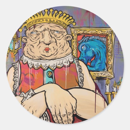 アンディ・ハウエル・ステッカー ラウンドシール (正面)