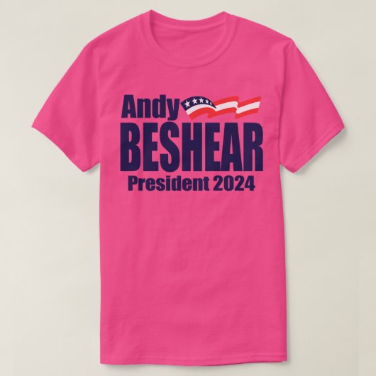 アンディ・ベシーア2024 Tシャツ (デザイン正面)