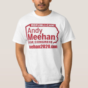 アンディ·メーハンは、リパブリカン議会のために!ロゴ Tシャツ