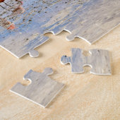 アンデスのピンクのフラミンゴ ジグソーパズル (側面)