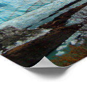 アンデスのペリトモレノ氷河フロント ポスター (角)