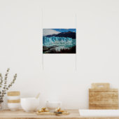 アンデスのペリトモレノ氷河フロント ポスター (キッチン)