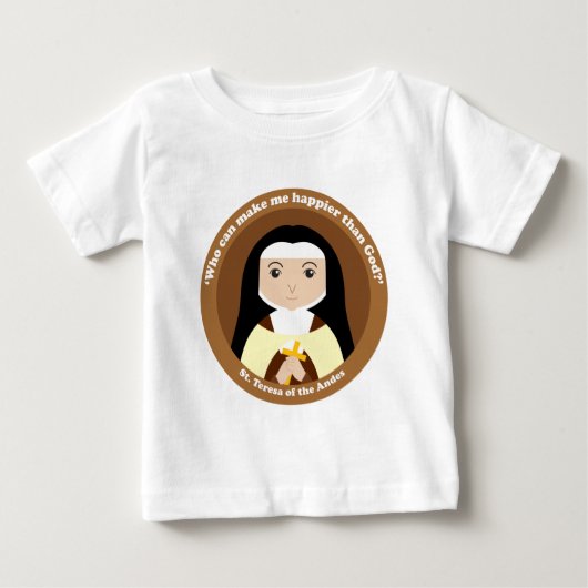 アンデスの聖テレサ ベビーTシャツ (正面)