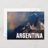 アンデスの虹 ポストカード (正面/裏面)