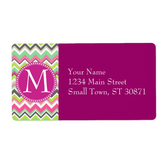 アンデスアステカトバルマウンテンズシェブロンジグザグス ラベル (正面)