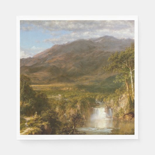 アンデスハート（南米の風景） スタンダードランチョンナプキン (正面)