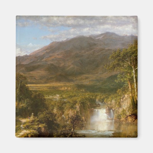 アンデスハート（南米の風景） マグネット (正面)