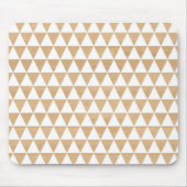 アンデスモダンな種族の木製の幾何学的でシックなパターン マウスパッド (正面)