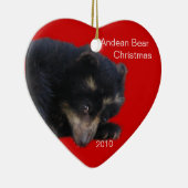 アンデス山脈くまのクリスマス! セラミックオーナメント (右)