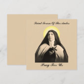 アンデス山脈の聖テレサ 招待状 (正面/裏面)