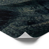 アンデス山脈：抽象芸術幾何学芸術 ポスター (角)