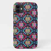 アンデス種族のアズテック派の幾何学的なヒップスターの三パターン Case-Mate iPhoneケース (裏面)