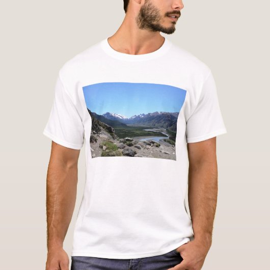 アンデス範囲、パタゴニア Tシャツ (正面)