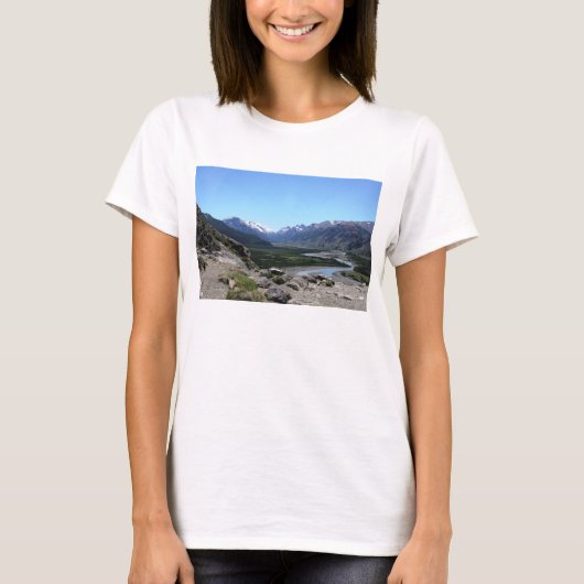 アンデス範囲、パタゴニア Tシャツ (正面)