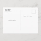 アンデス・フレデリック・エドウィン教会の絵画ハート ポストカード (裏面)