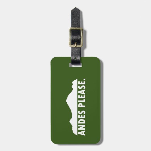 アンデス ラゲッジタグ (正面縦)