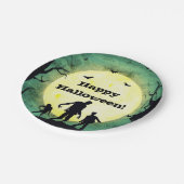 アンデッドゾンビ ゾンビ ハロウィンパーティー ペーパープレート (アングル)