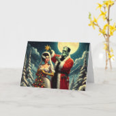 アンデッドホリデー カード (黄色い花)