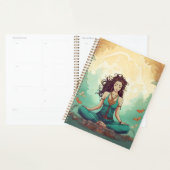 アンデッド年間プランナー月次ヨガ プランナー手帳 (ディスプレー)